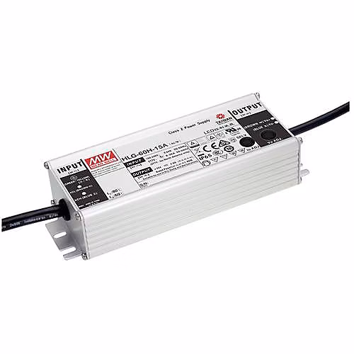 Driver LED HLG | 60H – 24AB 60 W – tension constante 22 – 27 V DC – courant 1 – 5 – 2 – 5 A – IP65