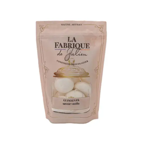 Essentiel pratique：Sachet de guimauves vanille La Fabrique de Julien - 100 g