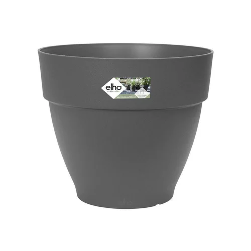 L’allié du jardin：Pot vibia campana rond Elho de 26 L coloris noir Ø 35 x H 29 cm