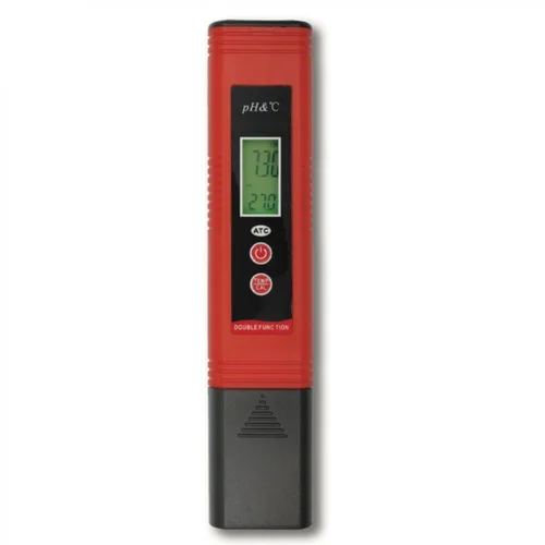 Jardin pour tous:pH mètre électronique & thermomètre, double fonction - PRIME AQUATIC, modèle digital