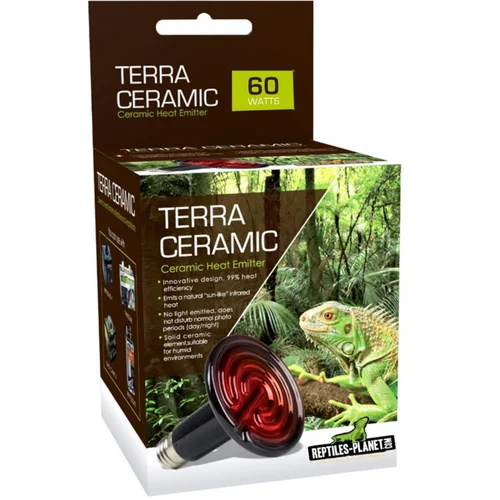 Idéal au jardin：Lampe céramique pour terrarium Reptile Planet Terra Ceramic 60W