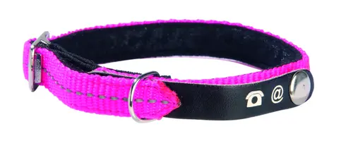 Pour votre espace vert：Collier chat Lost rose taille XS