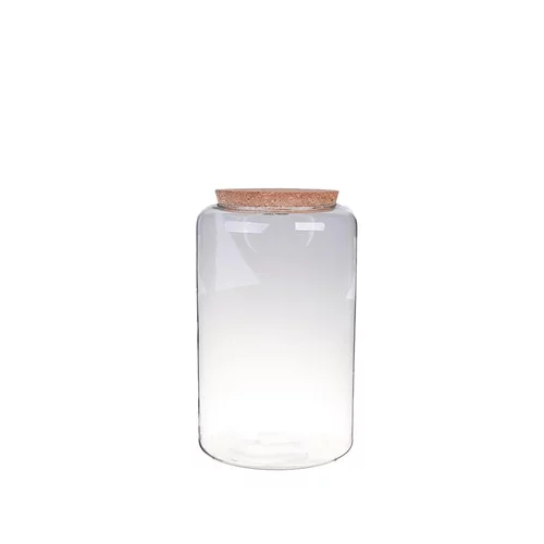 Jardin extérieur：Vase Mia bouchon liège S Ø19xH30 cm