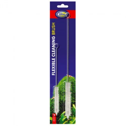 Une touche extérieure:Lot de 2 brosses nettoyage flexible, AQUA NOVA