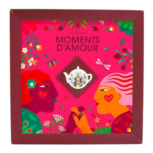 Pour les espaces verts:Coffret de thé bio Moments d'Amour Englishtea - 32 sachets