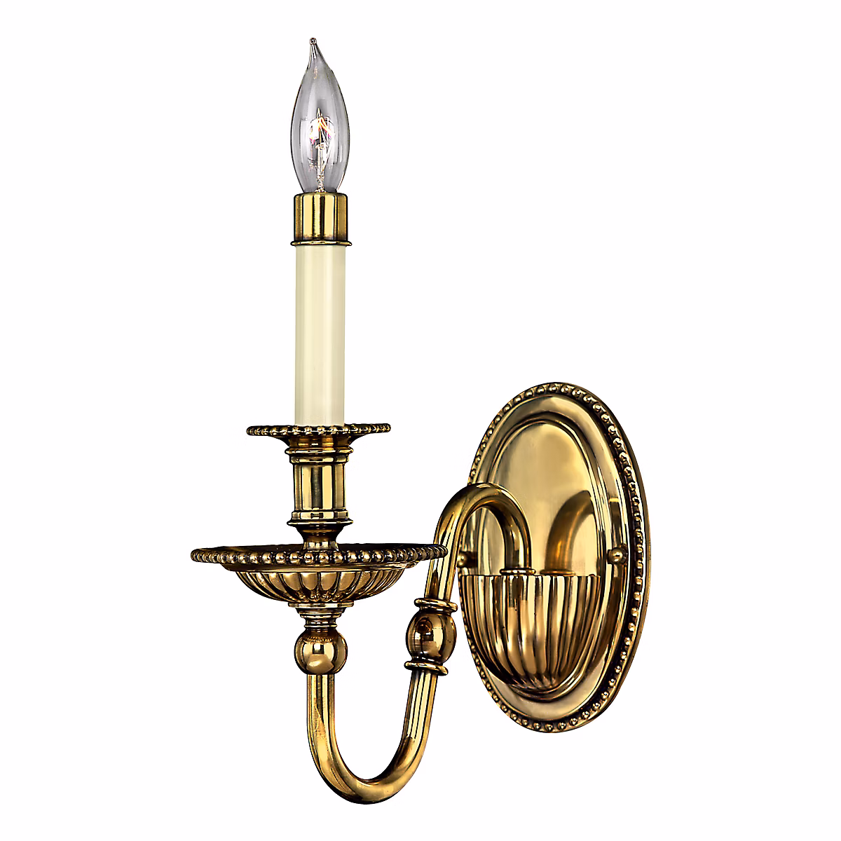 Elstead Cambridge – Applique murale à 1 ampoule d'intérieur en laiton bruni, E14