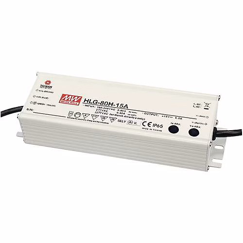 Driver LED HLG-80H-24A – alimentation à découpage 24 V DC, 3,4 A, IP65, 81,6 W