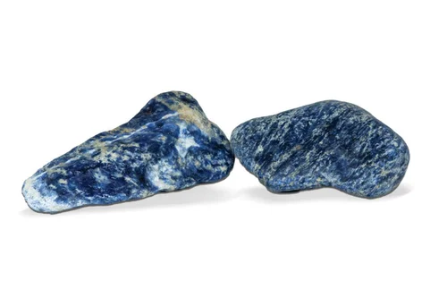 Pour faciliter la vie dehors:Pierre décorative pour aquarium coloris bleu Aquavie Sodalite