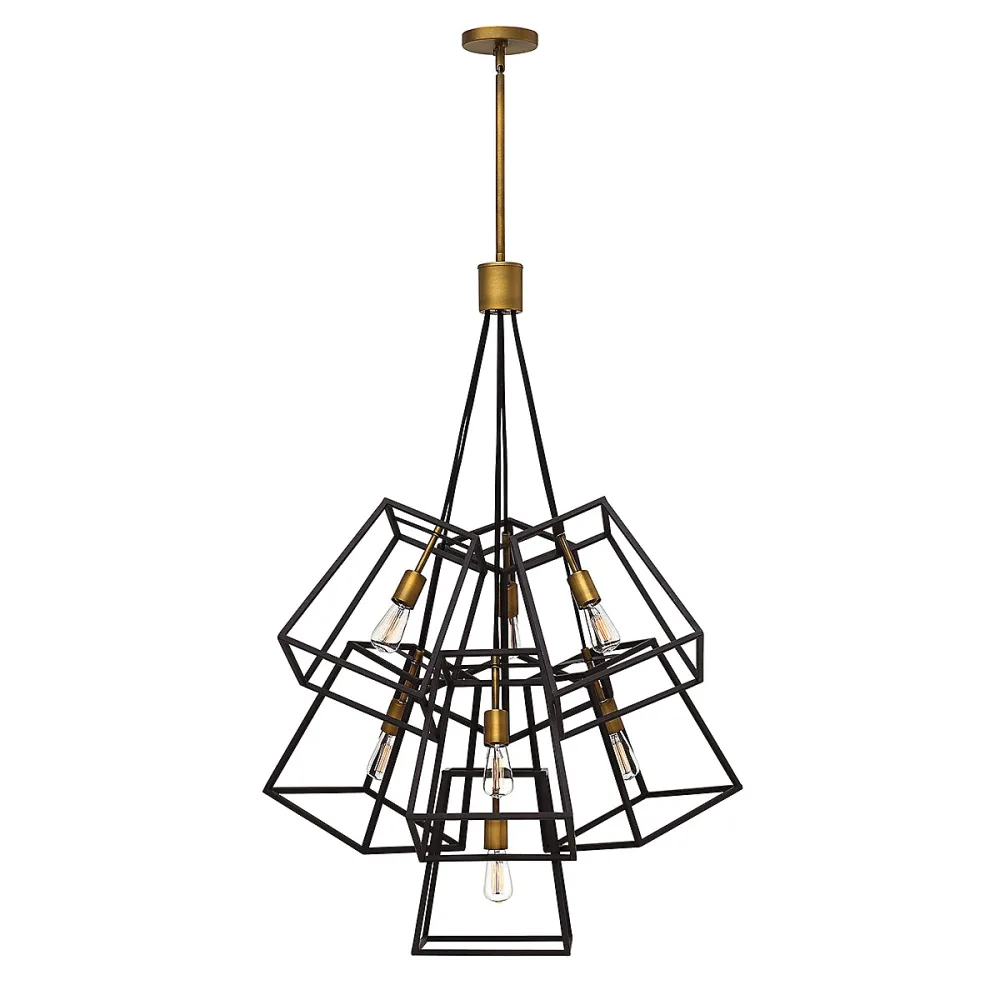 Elstead Fulton – Lustre à 7 ampoules au fini bronze, E27