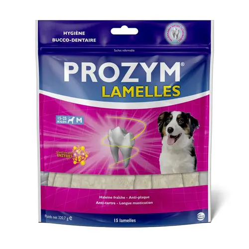 Essentiel pratique：Lamelles pour chien x 15 - sachet de 37 g