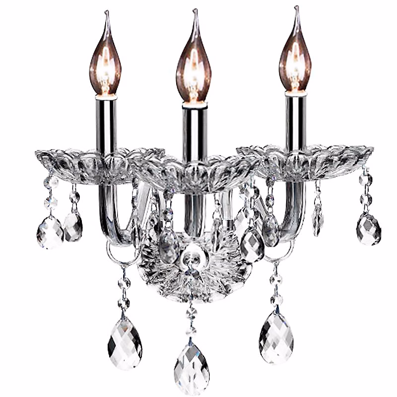 APPLIQUE MURALE 300759 SILVER 29X18 – 5 × 29CM