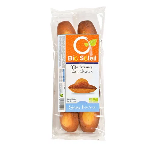Pour compléter votre jardin:Madeleines sans beurre bio BIOSOLEIL