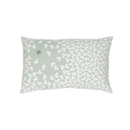 Extérieur qualité：Coussin en tissu acrylique menthe glaciale Fermob Trèfle - 68 x 44 cm