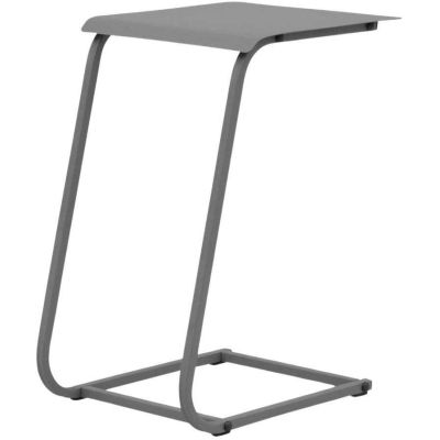 Table basse de jardin en acier Violette (Gris)