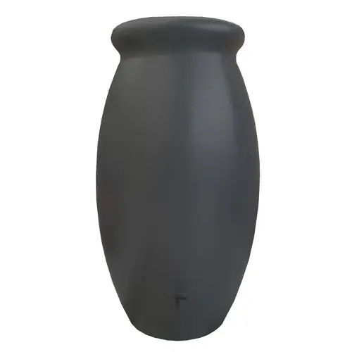 Une idée pour le jardin:Récupérateur d’eau coloris anthracite Bellijardin Jarre Toscan – 500 L