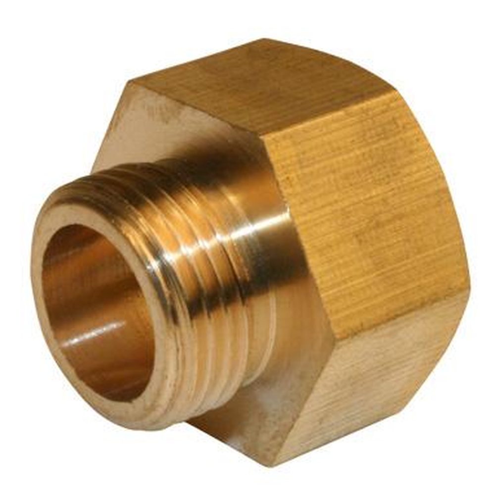 CENTRALE BRICO Mamelon à visser laiton M 20 x 27 pour tube en cuivre – Matériel de jardin