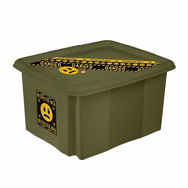 Boîte de Rangement Jouet Emoji Danger 15 Litres – Réf. NVBMBUIBY2861037779