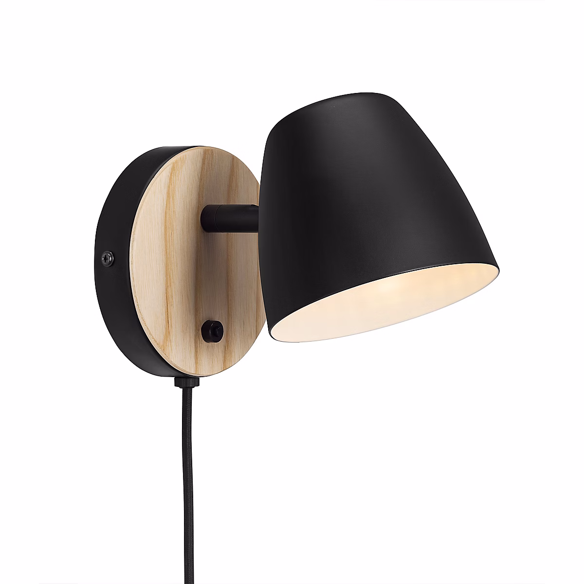 Applique murale THEO Métal Noir – H.13, IP20, GU10 /Nordlux Intérieur