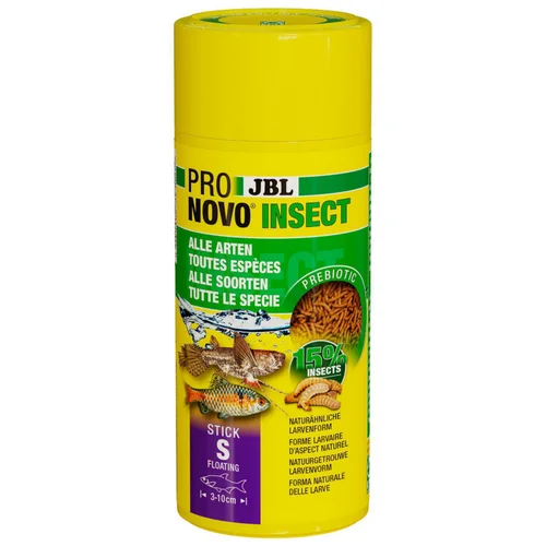 Bien pensé pour le jardin：Bâtonnets pour poissons d'aquarium JBL Pronovo Insect Stick S - 250 ml