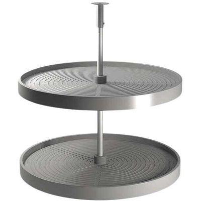 Jeu de plateaux circulaires pour meuble de cuisine Shelvo (Gris)