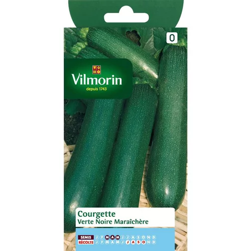 Jardin adapté:Graines de courgette verte noire maraichère Vilmorin - graines à semer