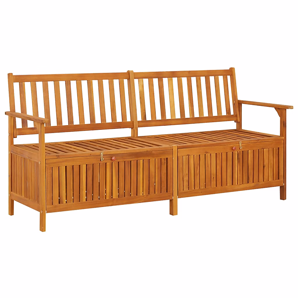 Salon et mobilier de jardin – Banc de rangement 170 cm Bois d'acacia solide vidaXL