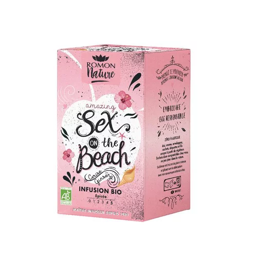 À adopter pour l’extérieur：Infusions Sex on Thé beach bio Romon Plaisir - 28 g