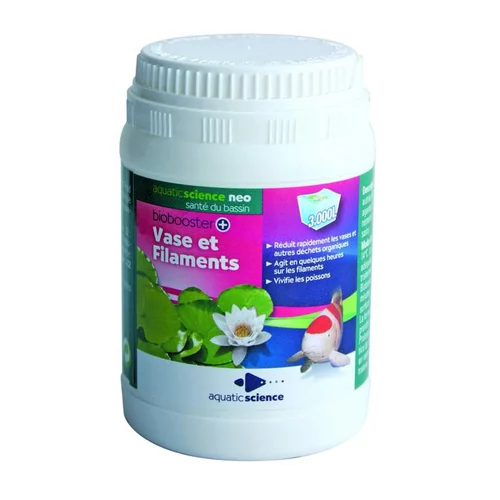 Bien pratique au jardin：Traitement bassin contre vase et filament 180 gr