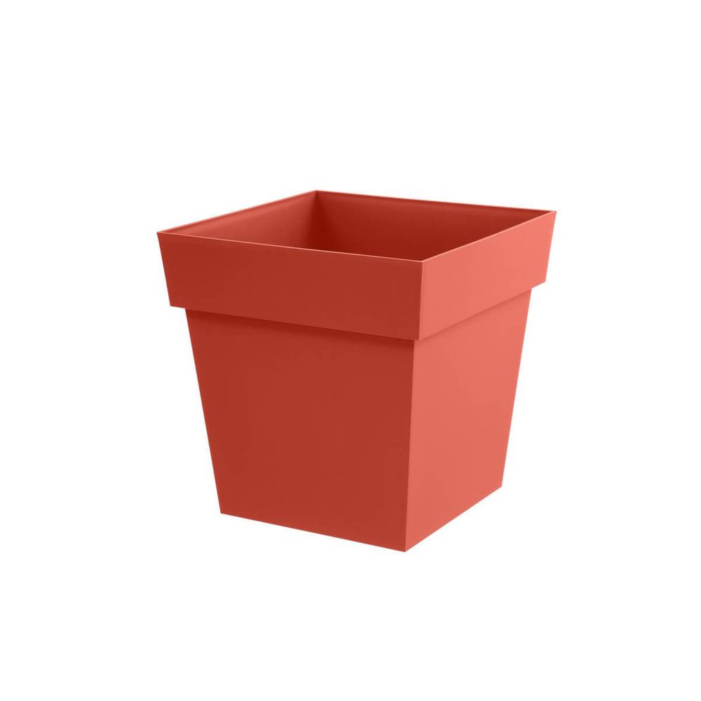 Eda Pot de fleurs toscane carrée 39 x 39 cm – 39 cm 38 l