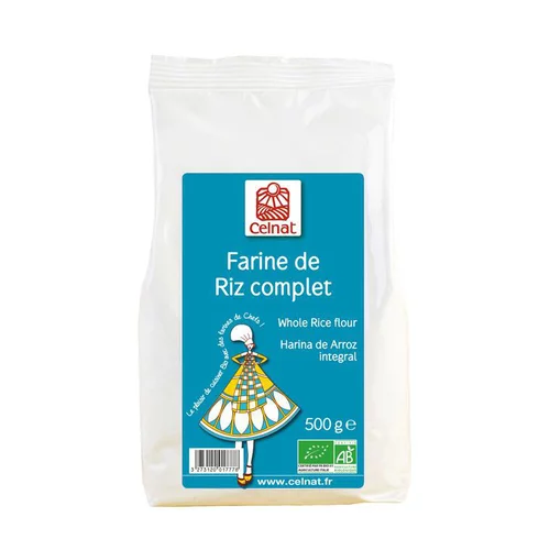 Solution utile:Farine de riz complet CELNAT