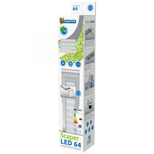 Pour plus de praticité au jardin:Rampe LED aquarium d'eau douce 24W 7300 K - SUPERFISH Scaper LED 64