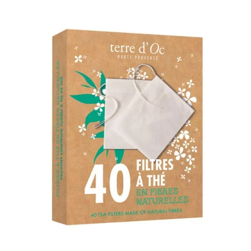 Équipement jardin:40 sachets filtres à thé Terre d’Oc