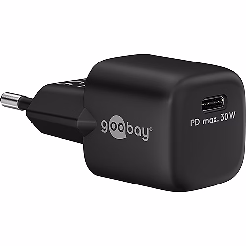 Chargeur USB – C GaN 30W rapide GOOBAY