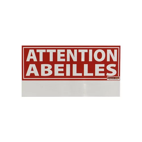 Pour vos moments en extérieur：Panneau "Attention Abeilles"