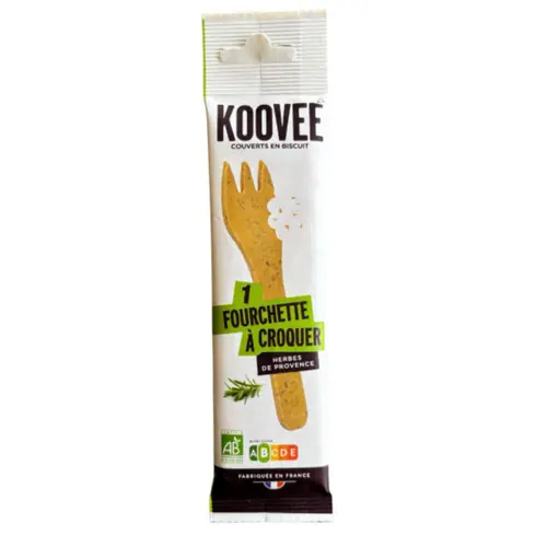 Espace vert sélection：Fourchette à croquer bio aux herbes Koovee