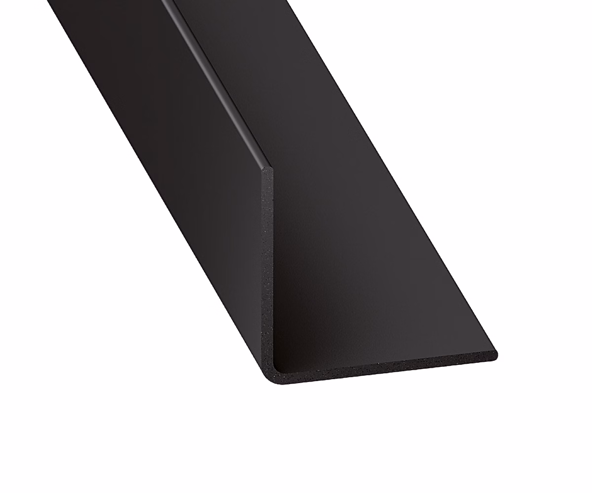Cornière PVC anthracite 15 × 15mm – L. 2,6 m CQFD