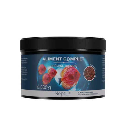Esprit végétal：Aliment complet pour discus granulés coloris multicolore Neptus – 500 ml