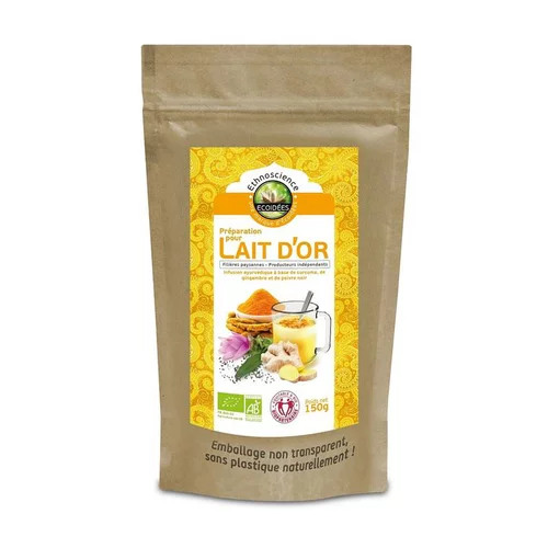 Pour tous vos besoins extérieurs:Préparation pour lait d’or bio Ethnoscience - 150 g