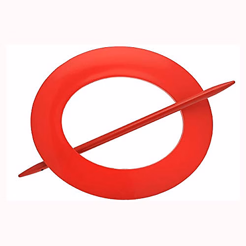 1 EMBRASSE PVC OVALE – ROUGE GLOSSY