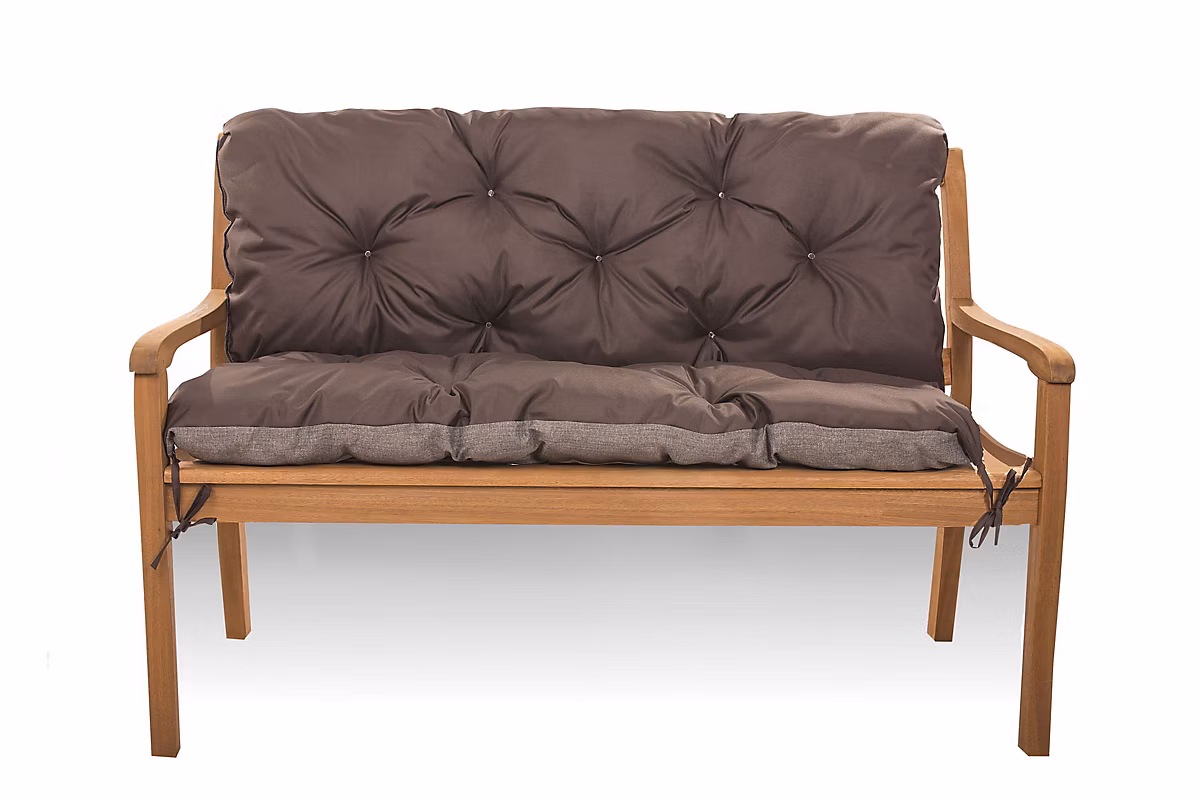 Coussin pour banc de jardin 120 × 60 × 50cm – coussin de banc de jardin Marron coussin de banc extérieur | coussin de balançoire