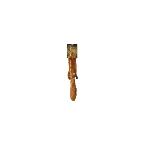 Pour votre extérieur：Peluche pour chien Renard plat roux Girard Skineeez– 61 cm