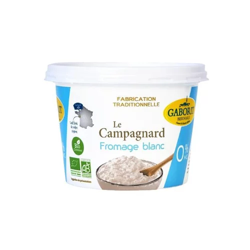 Pratique extérieur：Fromage blanc 0% campagnard Gaborit - 500 g