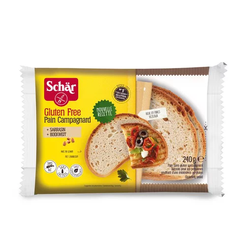 Jardin en douceur：Pain campagnard sans gluten sachet 240g