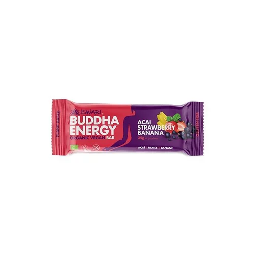 Pour personnaliser votre jardin：Barre Bouddha énergie açaÏ fraise et banane bio Iswari - 35 g