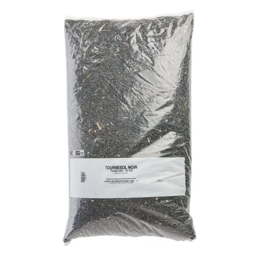 Tendance jardin:Tournesol noir Grain de vie Oiseaux du ciel - 12 kgs