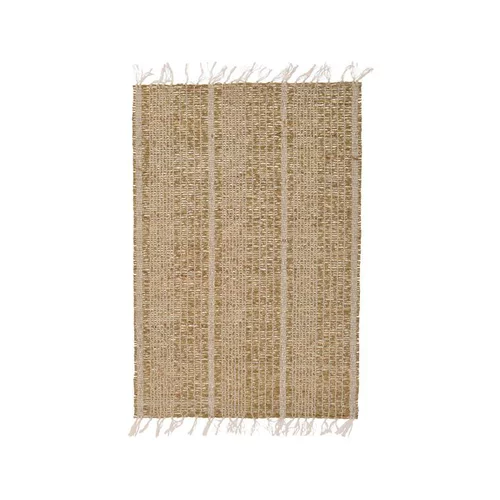 Jardin en douceur:Set de table coloris marron en coton algue