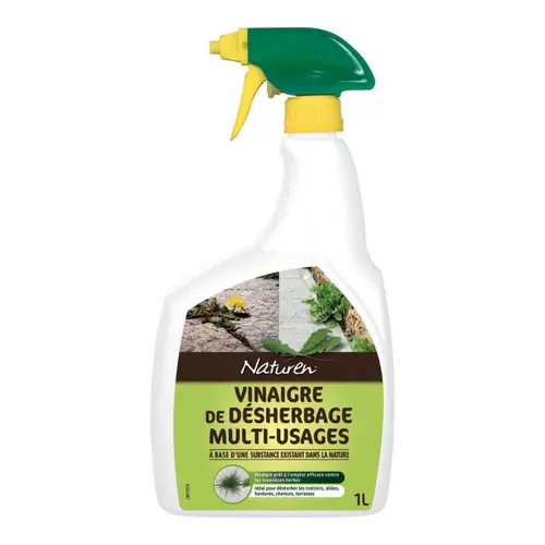 Un plus pour vos extérieurs：Vinaigre naturel de désherbage - 1 L