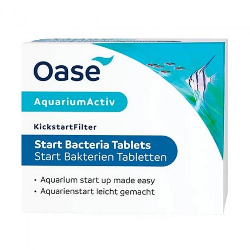 Pour tous vos projets jardin:Comprimés de bactéries de démarrage bio OASE AQUARIUM Kick Filter Start - 3 comprimés