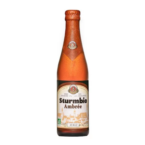 Jardin malin:Bière bio ambrée Sturmbio – 33 cl