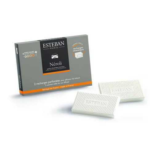 Pratique pour le jardin：Recharge Néroli pour diffuseur de voiture Esteban - 2 céramiques